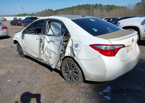 2014 Toyota Corolla S Plus from USA, damaged, VIN 5YFBURHE1EP055930